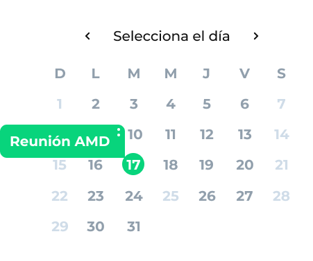 Diseño de páginas web calendario amd Calendario amd